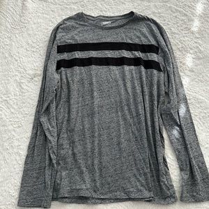 old navy black/heather gray long sleeve